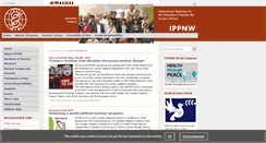 Desktop Screenshot of ippnw.eu
