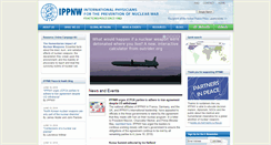Desktop Screenshot of ippnw.org
