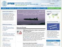 Tablet Screenshot of ippnw.org